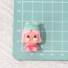 Goma con agujeros sp niña pequeña espuma tela mate tela diy cadena para teléfono móvil accesorios bolígrafo con cuentas hecho a mano cuentas sueltas