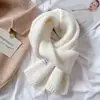 Comercio exterior nuevo estilo bufanda de lana tejida de color liso otoño e invierno nueva versátil para estudiante pareja cálida bufanda larga venta al por mayor