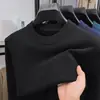 Suéter Masculino de Lã Puyuan 2026 Outono/Inverno Nova Moda Casual Versátil Aconchegante Quente Malha Base Suéter Masculino