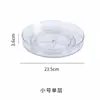Caja de almacenamiento giratoria PET transfronteriza para cosméticos, botellas de condimentos, estante giratorio para baño, caja de almacenamiento de escritorio