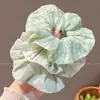 2026 Novo Estilo Elástico para Cabelo Intestino Grosso para Mulheres Corda de Cabelo Flor de Cabeça Alta Elasticidade Elástica Coque Elástico de Cabelo Corda de Cabelo para Rabo de Cavalo Acessórios de Cabelo