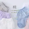 Calcetines para Bebé Primavera y Otoño Algodón Peinado Encaje Niñas Verano Delgados Bebé Calcetines de Baile Princesa Calcetines de Encaje Doble Capa Grandes
