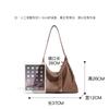 Bolso de Hombro de Diseño de Nicho Nuevo Otoño e Invierno 2026 con un Toque de Alta Gama, Versátil y Moderno, Hecho de Piel de Vaca de Primera Capa Bolso de Mano
