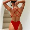 Europa y Estados Unidos nuevo sexy espalda descubierta hermoso espalda traje de baño de una pieza sexy comercio exterior bikini bikini transfronterizo