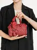 2025 Nuevo Bolso Boston Estampado de Nicho Retro Bolso de Mano para Mujer Bolso de Hombro Cruzado de Gran Capacidad para Viaje