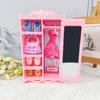Una Variedad de Juguetes Armario Armario Lele Muñeca Barbie Gabinete de Pie Zapatero Juguete de Juego para Niñas Accesorios Gabinete con Cajones