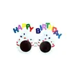 TikTok com Internet Óculos de Aniversário Vermelhos Festa de Aniversário Óculos de Foto Engraçada Adereços de Decoração de Bolo de Aniversário