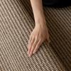Tapete de Sisal Sintético Sala de Estar Resistente à Sujeira Fácil de Cuidar Quarto Estilo Japonês Manto para Sofá Vento Silencioso Tapete Espesso Anti-arranhão de Gato