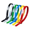 Bridas de Nylon Desprendibles, Retráctiles y Desmontables, Ataduras de Plástico de Colores para Jardinería, Reutilizables