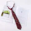 Jk a cuadros estilo japonés corbata de moño floral corbata para mujer estilo universitario para hombre corbata de moño para foto de graduación con camisa uniforme de marinero