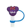Tampa de palito de silicone Laço Minnie capa de poeira copo de milk tea personalizado Tampa de palito Dia dos Namorados capa de poeira fabricantes reto