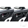 Adequado para 13-18 Subaru Forester moldura da maçaneta da porta preto piano preto brilhante modificação do interior do carro