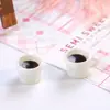 Novos Mini Enfeites de Caneca de Café de Resina, Brinquedos de Comida em Miniatura para Cafeteria, Acessórios da Moda, Acessórios de Brinquedo