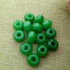Jade Verde Seco Repujado Dragón de Hierro Accesorios de Vida Piezas de Jade Doble Felicidad Hojas Pétalos Tuberías de Jade con Cuentas Anillo de Jade de Loto
