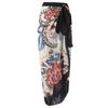 [Traje de baño de estilo festivo para mujer] patrón personalizado estampado multicolor mono vestido de gasa protector solar Amazon Europeo y Americano