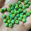 Cuentas antiguas de porcelana de alta calidad, de colza, amarillas, magnesita, turquesa, semillas de la pasión, accesorios de bricolaje para jugar, accesorios de pulsera