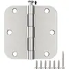 Bisagra americana de fábrica bisagra americana grande redondeada cuadrada para puerta y ventana de madera de batiente bisagra de hierro