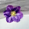 Atmosfera de primavera lírio azul tulipa grampo de flor grampo de bico de pato super fada temperamento grampo de cabelo quebrado grampo de cabelo lateral