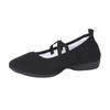 Zapatos de baile zapatos de baile de square dance zapatos de baile tacón plano suela blanda lona cuero punta zapatos de práctica zapatos de profesor zapatos de baile latino 2025