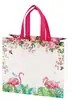 Bolsa no tejida en stock Impresión a color de película Bolso de mano para llevar ropa a domicilio Regalo publicitario Bolsa de compras promocional al por mayor