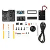 Microcontrolador de Chip Único 51 Medidor de Distancia Ultrasónico Alarma de Radar de Respaldo Kit DIY HC-SR04 Opcional con Voz