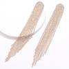 Moda europea y americana moda foto callejera aretes de borla de diamantes completos fiesta de club nocturno aretes sexys de pedrería aretes para mujer
