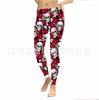 Leggings de primavera y otoño 2022 para mujer, pantalones de yoga con estampado digital 3D creativos de Halloween, leggings de una pieza