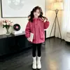 Chaqueta con capucha para niña de primavera y otoño 2026, nuevo top casual de moda para niños, abrigo estilo coreano para niñas