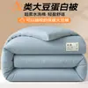 Colcha de fibra de soja tridimensional estilo minimalista Clase A, engrosada y cálida, adecuada para otoño e invierno, colcha para todas las estaciones, colcha de doble capa, colcha para dormitorio