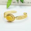 Pulsera de Cera de Abeja Natural Aiyu Pulsera de Ámbar Amarillo Joyería Estilo Étnico Fábrica Venta al por Mayor y Entrega S3112917