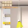 Dispositivo de Entrenamiento Individual de Bádminton con Cuerda de Rebote Automático para Una Persona para Practicar en Interiores, Herramienta de Práctica para Estudiantes con Rotación de Ventosa