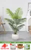 Palmera Areca Artificial para Paisajismo, Adorno Decorativo de Lujo Ligero de Alta Gama para Sala de Estar Interior, Planta Verde Biónica de Pie en Maceta