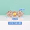 Fivela de Sogra da Dinastia Han Feita na Dinastia Ming e Feita na Dinastia Song Pedra Olho de Gato Metálico Fivela Borboleta Manto de Ombro em Nuvem Cheongsam Botão de Gola Alta Botão