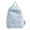 Mochila de Alta Capacidade, Estilosa e com Visual Fresco para Estudantes, Mochila Escolar Lisa Personalizada para Meninas, Mochila Leve de Viagem