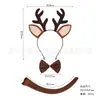 Suministro Caliente Transfronterizo Diadema de Alce Navideño Astas de Reno Adorno para la Cabeza Lindo para Niños Vestido de Fiesta