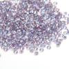 Venta al por mayor Morado Pequeño Redondo Moissanita Piedra Desnuda Piedra de Silicio de Carbono Sintético 1.0-2.9mm Moissanita Colorida Se Puede Cerar