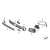51118080959 Es Adecuado para Protector de Parachoques Delantero de Bmw X6 G06..