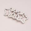 Suministrado Directamente por el Fabricante, Llaveros Metálicos con Formas Especiales, Llaveros Creativos de Estrella de Cinco Puntas y Corazón, Accesorios de Joyería DIY con Forma de Manzana