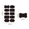 Pizarra Casera Adhesiva PVC Etiqueta Negra para Frascos de Especias, Transfronteriza Impermeable Borrable Manuscrita Desmontable
