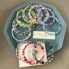 Pulseira Dupla de Círculo com Contas de Arroz Coloridas, Fofa e Fresca, a Primeira Escolha de Presente para Barracas de Feira Noturna, e a Joia de Mão Mais Popular