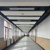 Techo Insonorizante de Fibra de Vidrio Techo Blanco Gimnasio Cancha de Baloncesto Techo de Colegio Tira de Aluminio Cuerpo Insonorizante de Fibra de Vidrio
