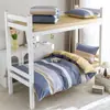 Conjunto de tres piezas de algodón fresco y transpirable para dormitorio de estudiante, Primavera y Otoño, sábana, funda de edredón, juego de cuatro piezas de algodón, suministros al por mayor
