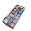 Conjunto de Tinta Aquarela Sólida Perolada, Corante Envolto em Flor, Glitter Fino Degradê, Ferramentas Divididas para Nail Art e Pintura Manual