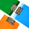 Pasta de Arquivo Colorida em Acrílico A4/A5 Placa Transparente para Escrita de Estudante Bloco de Escrita Multifuncional para Escritório Espessado