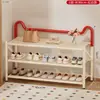 Sapateira sem Instalação, Armário de Sapatos de Entrada Multifuncional para Casa, Organizador de Sapato Dobrável Pequeno Simples Estilo Dopamina
