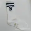 Nuevos Calcetines Bordados con Letra Ny de Estilo Coreano para Hombres y Mujeres, de Caña Alta, Calcetines Modernos para Todas las Estaciones, Calcetines Deportivos Versátiles para Parejas