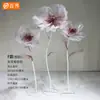 Adereços Decorativos, Flores Artificiais, Flores Simuladas, Flores Coloridas Grandes para Shoppings, Flores de Malha de Seda Prontas, Flores Feitas à Mão, Decorações Internas e Externas