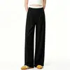 Calça pantalona de maternidade plus size, novo estilo primavera-verão 2026, não aperta a barriga, adequada para usar durante a gravidez, casual, modeladora, versátil, calça levemente flare