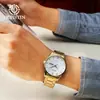 Relógio Masculino Automático Completo de Aço Inoxidável Quartzo Ochstin, Relógio de Pulso Moderno para Negócios, Elegante e Simples Fabricante