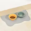 Tapete de Silicone para Pet Novo Transfronteiriço Tapete para Gato e Cachorro Tapete Anti-respingo Antiderrapante Impermeável Fácil de Limpar Necessidades Diárias
